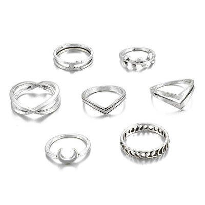 Moon Crescent Rings for Women